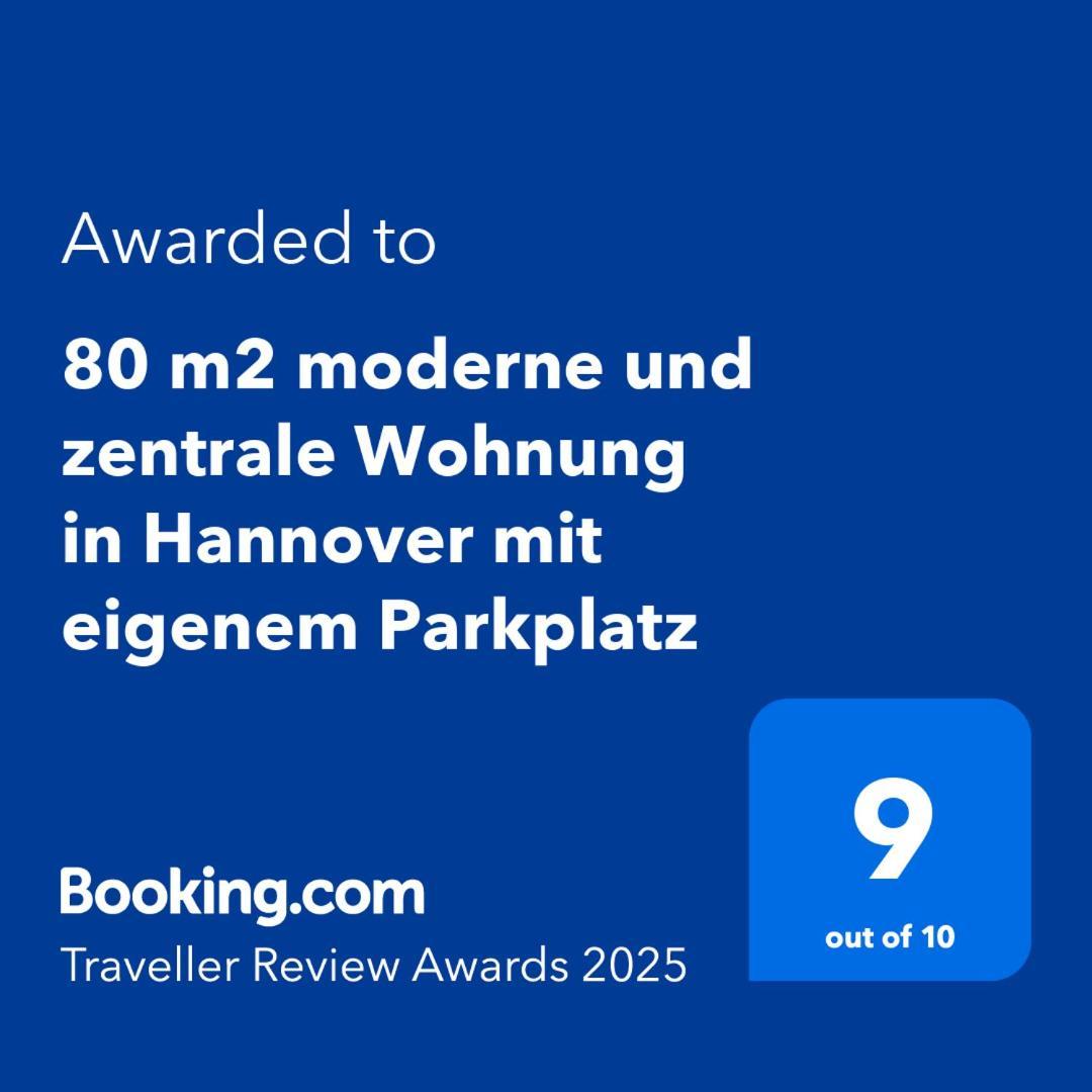 80 M2 Moderne Und Zentrale Wohnung In Hannover Mit Eigenem Parkplatz Dış mekan fotoğraf